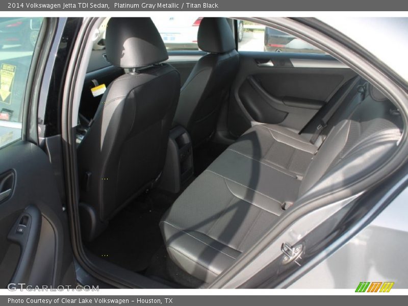 Platinum Gray Metallic / Titan Black 2014 Volkswagen Jetta TDI Sedan