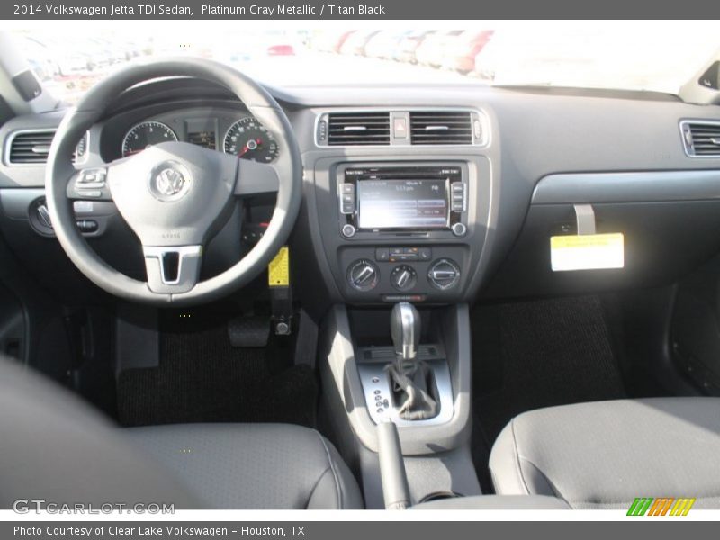 Platinum Gray Metallic / Titan Black 2014 Volkswagen Jetta TDI Sedan