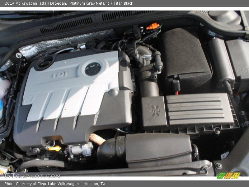 Platinum Gray Metallic / Titan Black 2014 Volkswagen Jetta TDI Sedan