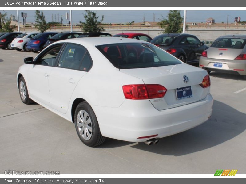 Pure White / Titan Black 2014 Volkswagen Jetta S Sedan