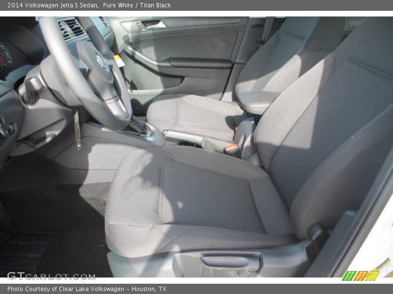 Pure White / Titan Black 2014 Volkswagen Jetta S Sedan