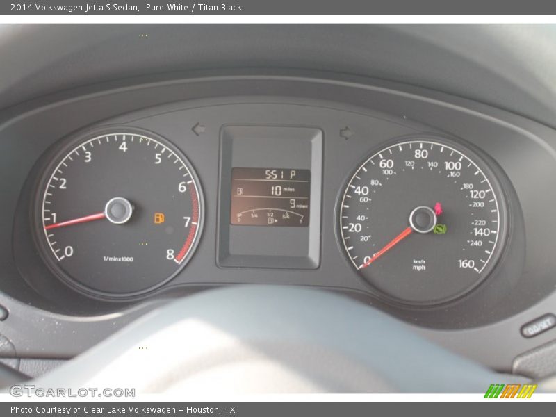 Pure White / Titan Black 2014 Volkswagen Jetta S Sedan
