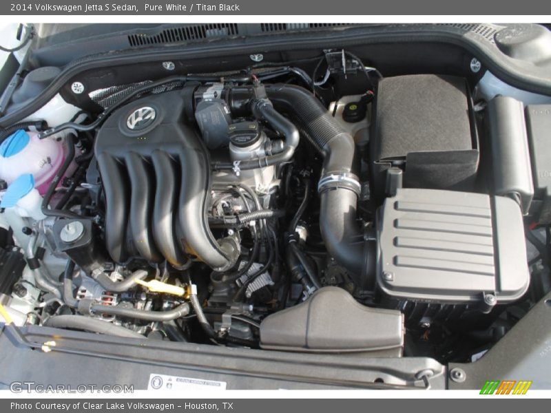 Pure White / Titan Black 2014 Volkswagen Jetta S Sedan