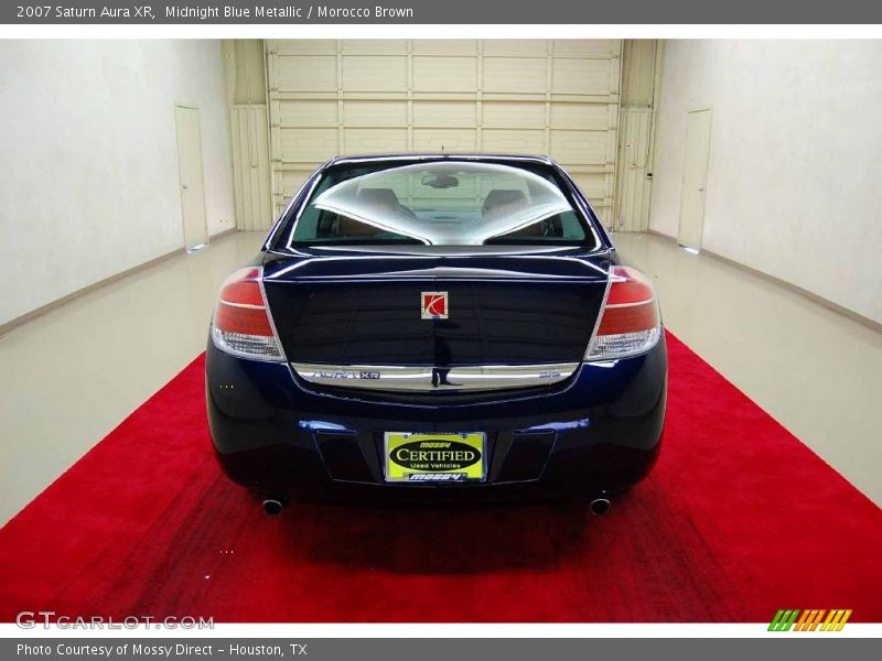 Midnight Blue Metallic / Morocco Brown 2007 Saturn Aura XR