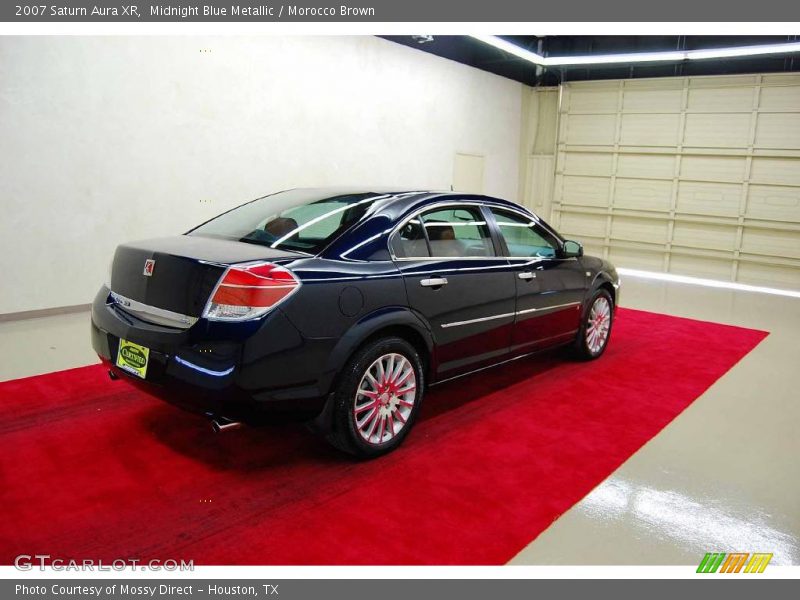 Midnight Blue Metallic / Morocco Brown 2007 Saturn Aura XR