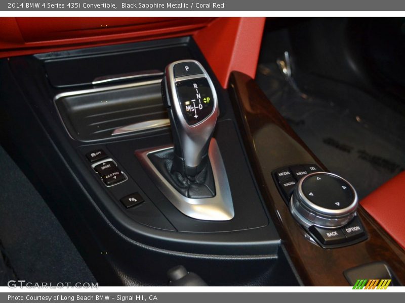  2014 4 Series 435i Convertible 8 Speed Sport Automatic Shifter