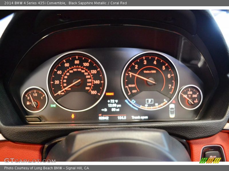  2014 4 Series 435i Convertible 435i Convertible Gauges