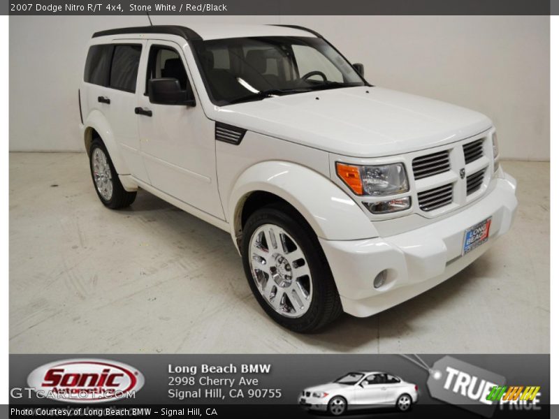Stone White / Red/Black 2007 Dodge Nitro R/T 4x4