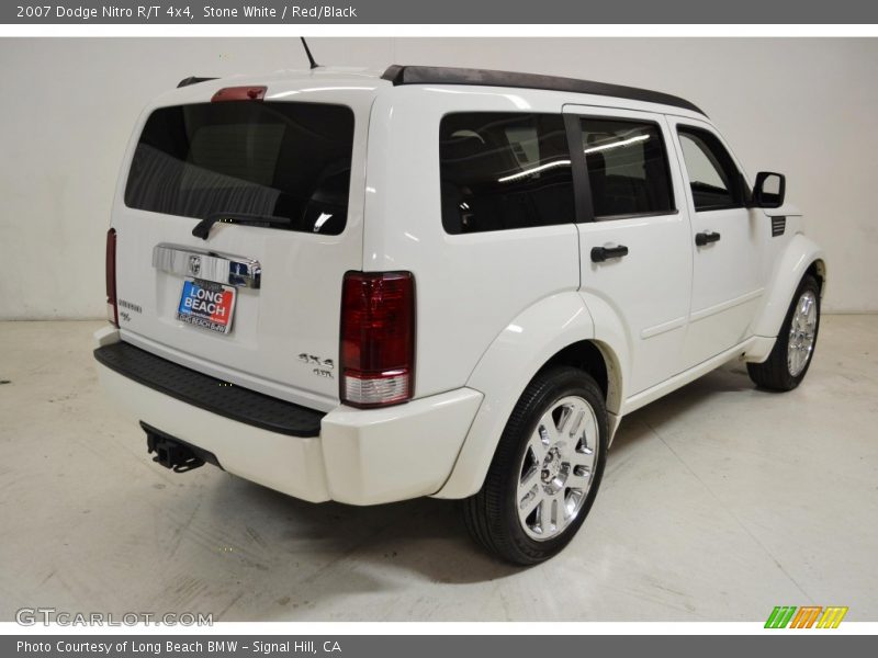 Stone White / Red/Black 2007 Dodge Nitro R/T 4x4