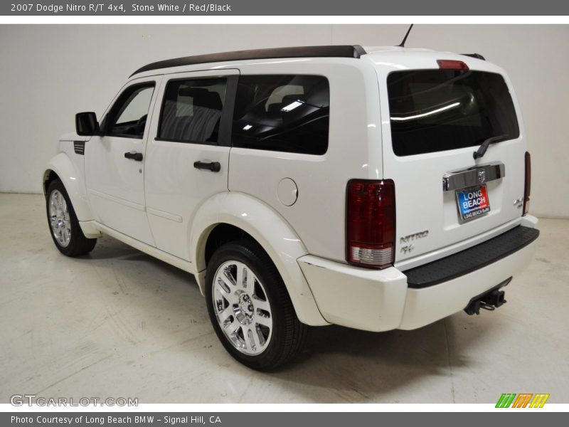 Stone White / Red/Black 2007 Dodge Nitro R/T 4x4