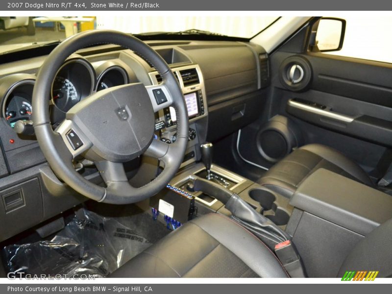 Stone White / Red/Black 2007 Dodge Nitro R/T 4x4