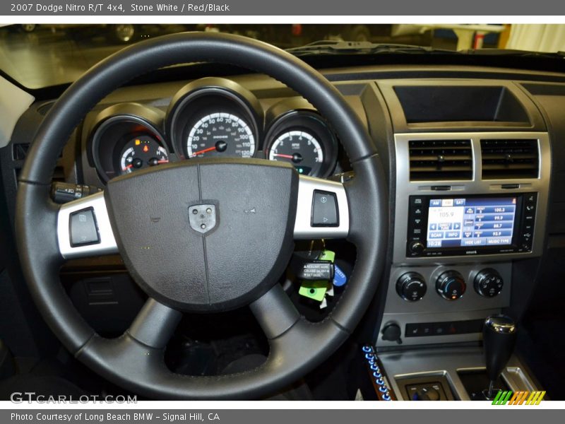 Stone White / Red/Black 2007 Dodge Nitro R/T 4x4