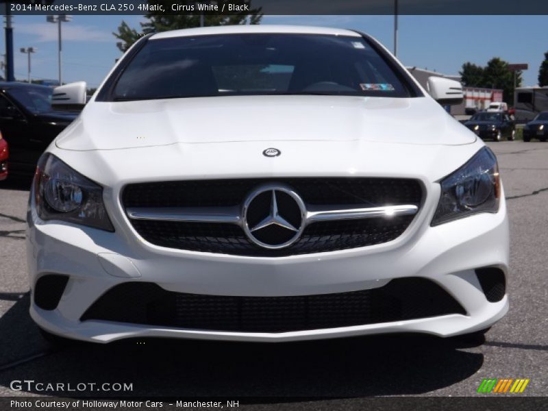 Cirrus White / Black 2014 Mercedes-Benz CLA 250 4Matic