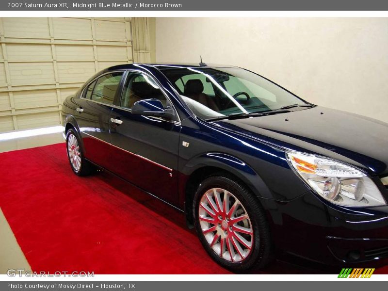 Midnight Blue Metallic / Morocco Brown 2007 Saturn Aura XR