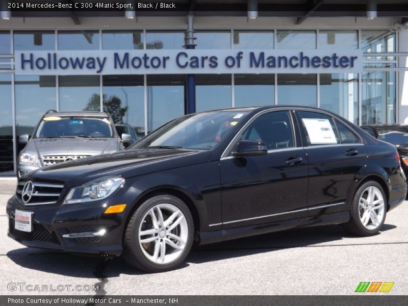 Black / Black 2014 Mercedes-Benz C 300 4Matic Sport