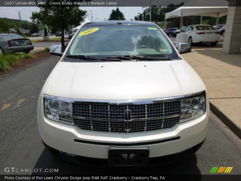 Creme Brulee Metallic / Medium Camel 2007 Lincoln MKX AWD