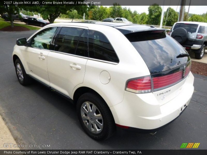 Creme Brulee Metallic / Medium Camel 2007 Lincoln MKX AWD