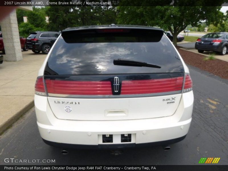 Creme Brulee Metallic / Medium Camel 2007 Lincoln MKX AWD