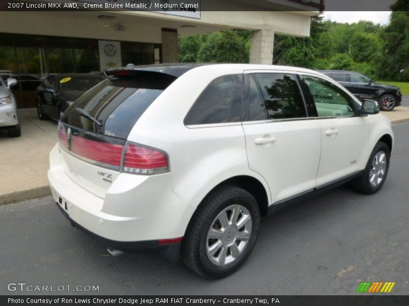 Creme Brulee Metallic / Medium Camel 2007 Lincoln MKX AWD