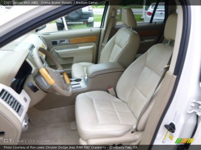 Creme Brulee Metallic / Medium Camel 2007 Lincoln MKX AWD