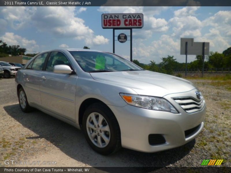 Classic Silver Metallic / Ash 2011 Toyota Camry LE