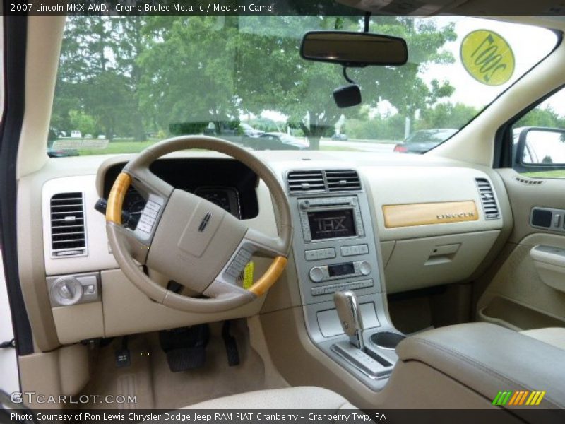 Creme Brulee Metallic / Medium Camel 2007 Lincoln MKX AWD