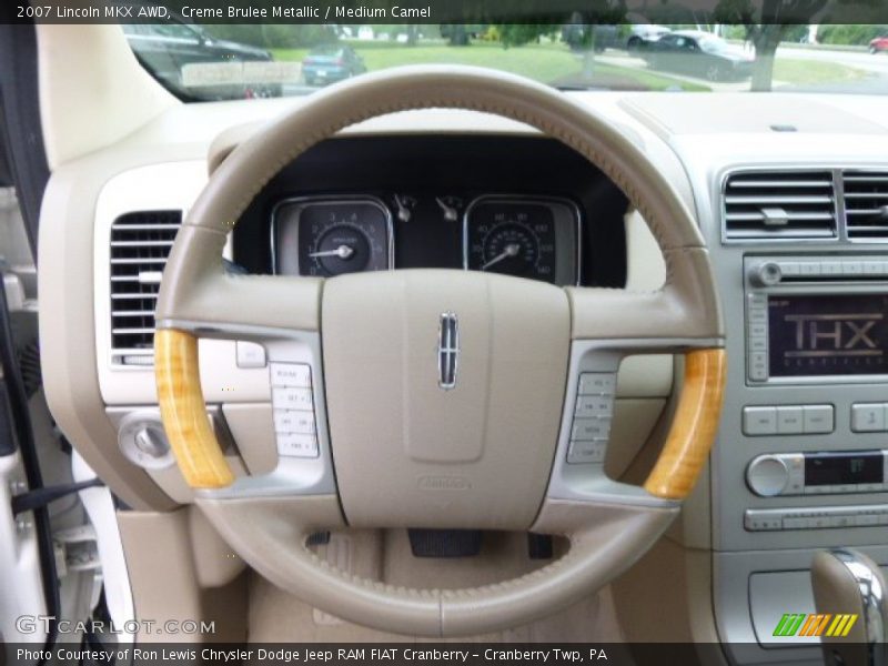 Creme Brulee Metallic / Medium Camel 2007 Lincoln MKX AWD