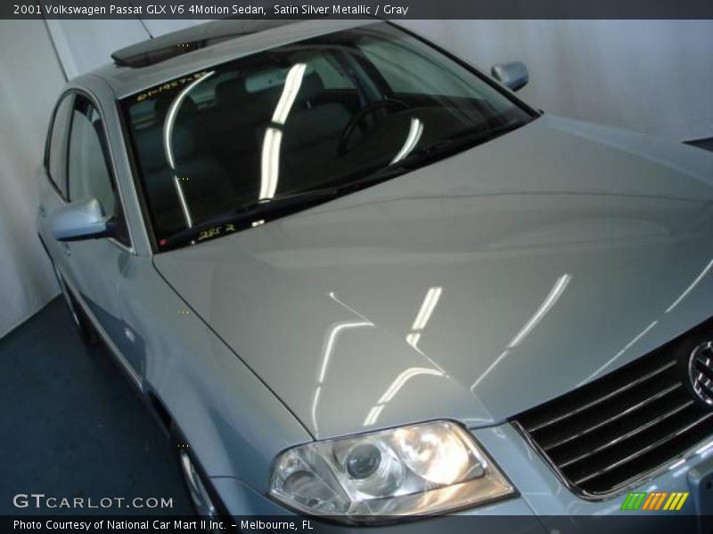 Satin Silver Metallic / Gray 2001 Volkswagen Passat GLX V6 4Motion Sedan
