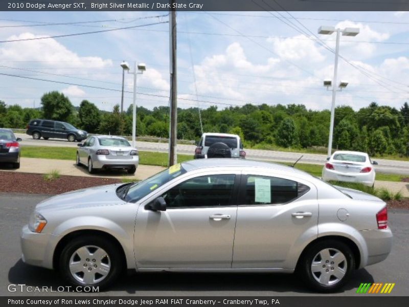 Bright Silver Metallic / Dark Slate Gray 2010 Dodge Avenger SXT