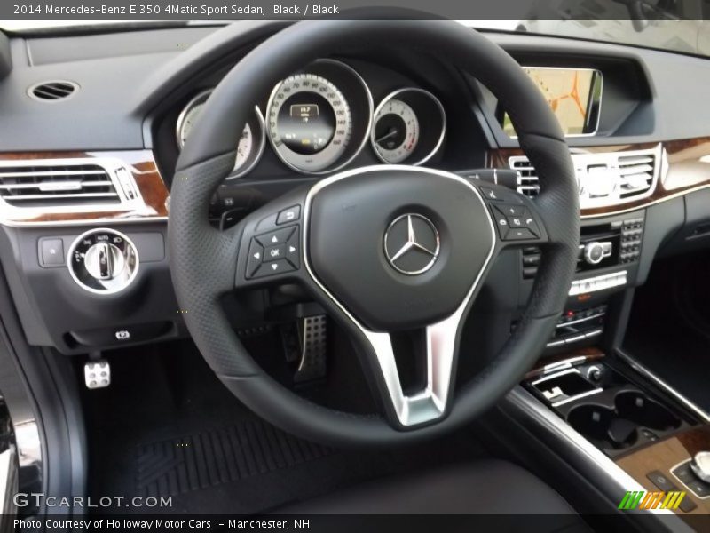 Black / Black 2014 Mercedes-Benz E 350 4Matic Sport Sedan