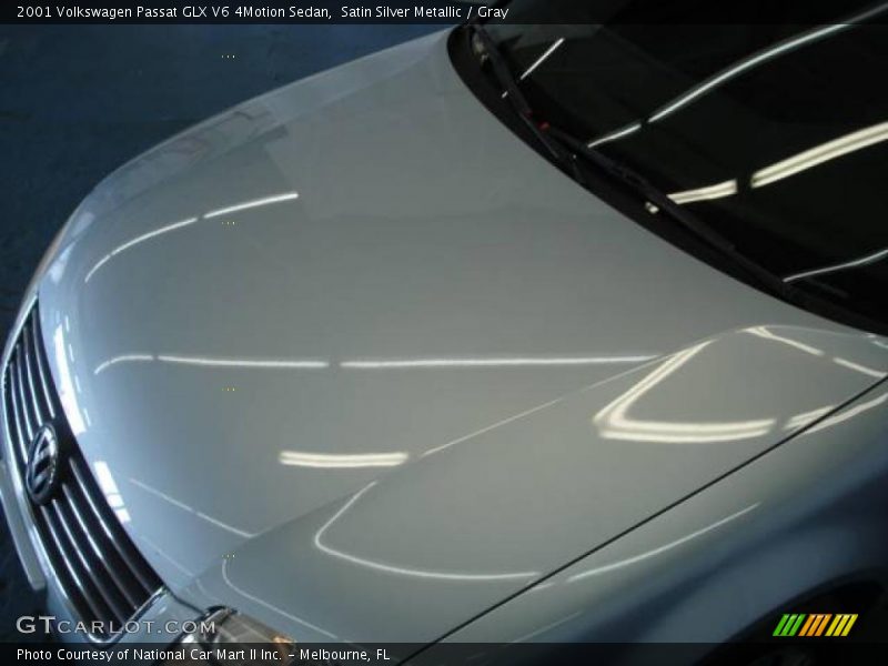 Satin Silver Metallic / Gray 2001 Volkswagen Passat GLX V6 4Motion Sedan