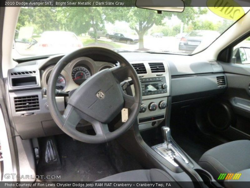 Bright Silver Metallic / Dark Slate Gray 2010 Dodge Avenger SXT