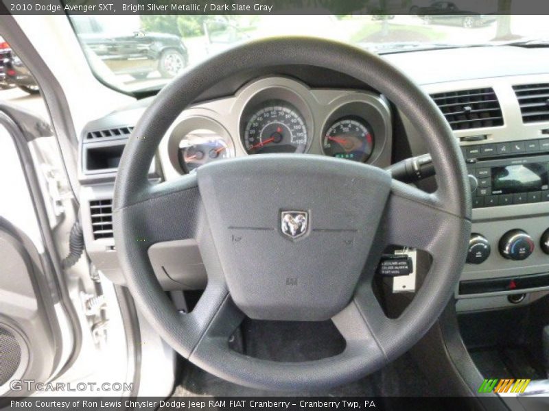 Bright Silver Metallic / Dark Slate Gray 2010 Dodge Avenger SXT