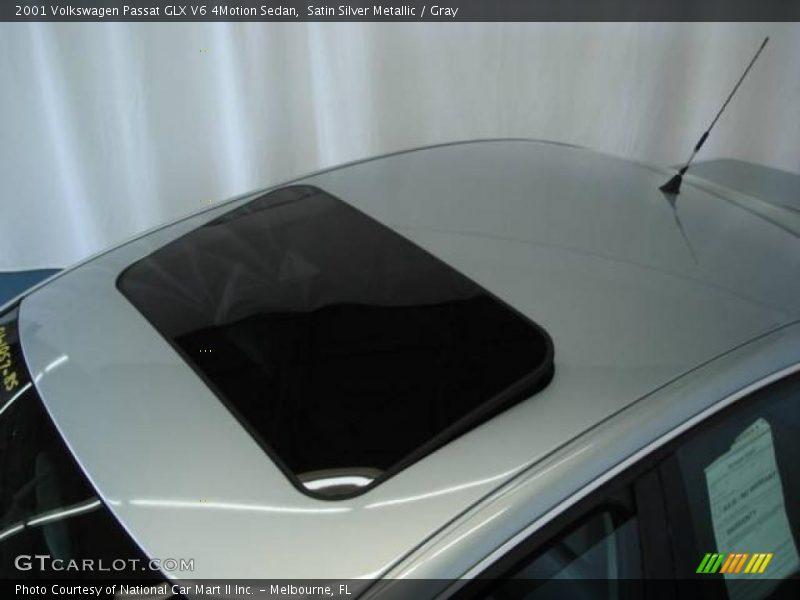 Satin Silver Metallic / Gray 2001 Volkswagen Passat GLX V6 4Motion Sedan