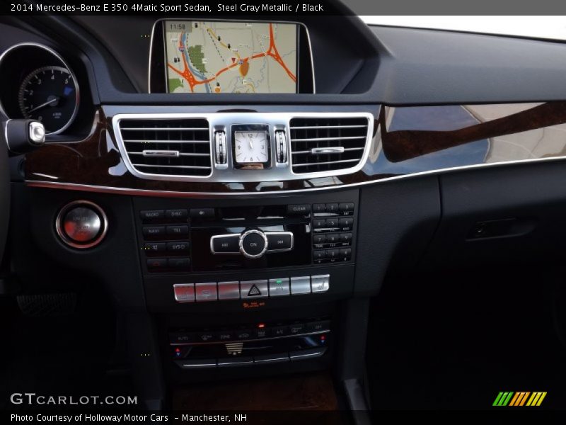 Steel Gray Metallic / Black 2014 Mercedes-Benz E 350 4Matic Sport Sedan