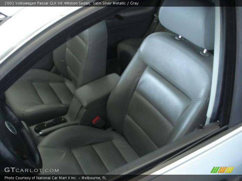 Satin Silver Metallic / Gray 2001 Volkswagen Passat GLX V6 4Motion Sedan