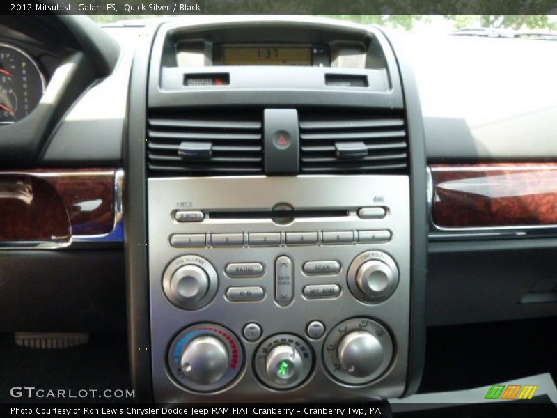 Quick Silver / Black 2012 Mitsubishi Galant ES