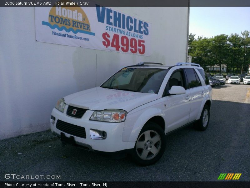 Polar White / Gray 2006 Saturn VUE V6 AWD