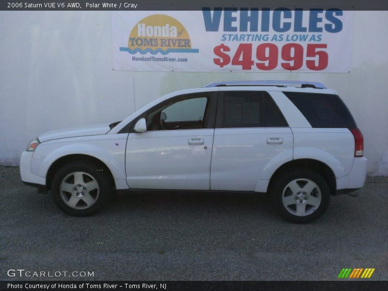 Polar White / Gray 2006 Saturn VUE V6 AWD
