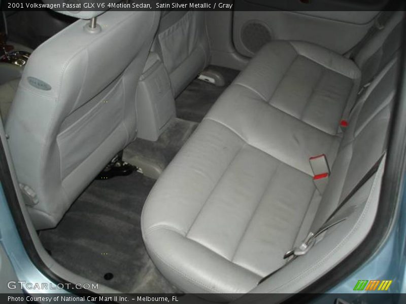 Satin Silver Metallic / Gray 2001 Volkswagen Passat GLX V6 4Motion Sedan