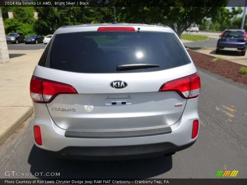 Bright Silver / Black 2014 Kia Sorento LX AWD