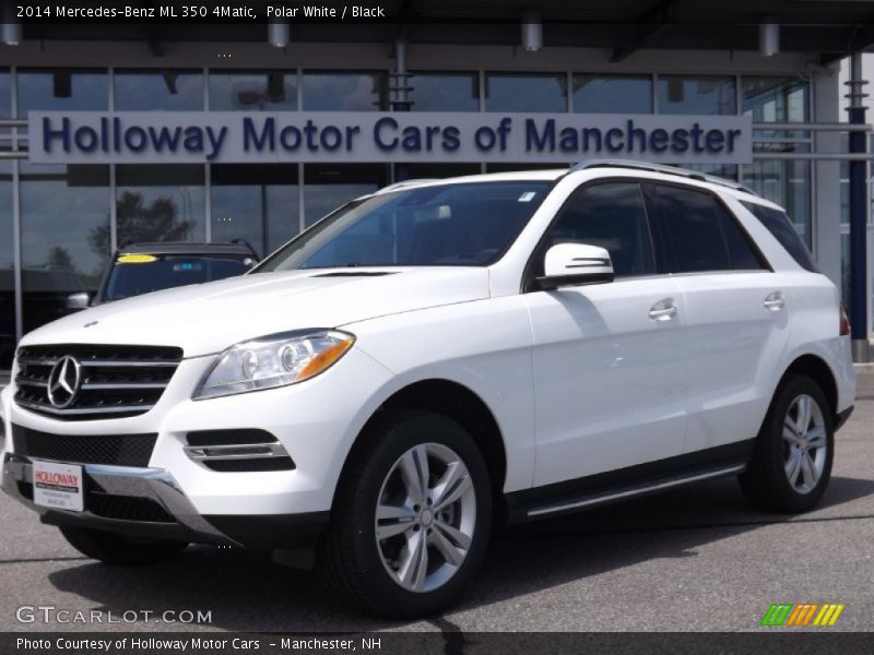 Polar White / Black 2014 Mercedes-Benz ML 350 4Matic