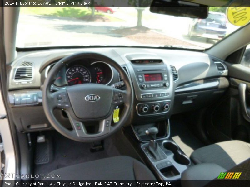 Bright Silver / Black 2014 Kia Sorento LX AWD