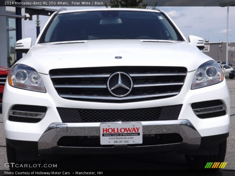 Polar White / Black 2014 Mercedes-Benz ML 350 4Matic