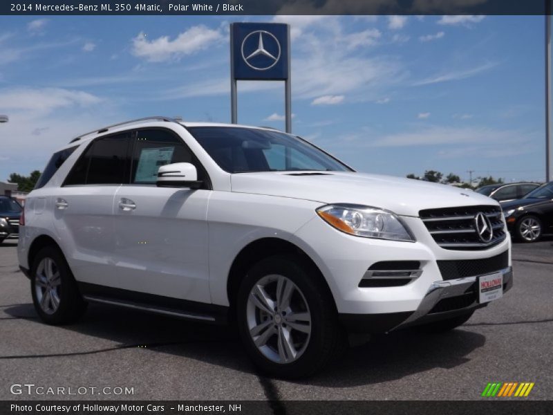 Polar White / Black 2014 Mercedes-Benz ML 350 4Matic