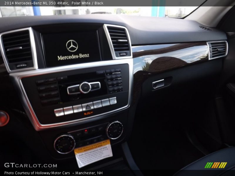 Polar White / Black 2014 Mercedes-Benz ML 350 4Matic