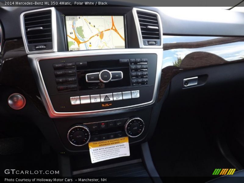 Polar White / Black 2014 Mercedes-Benz ML 350 4Matic