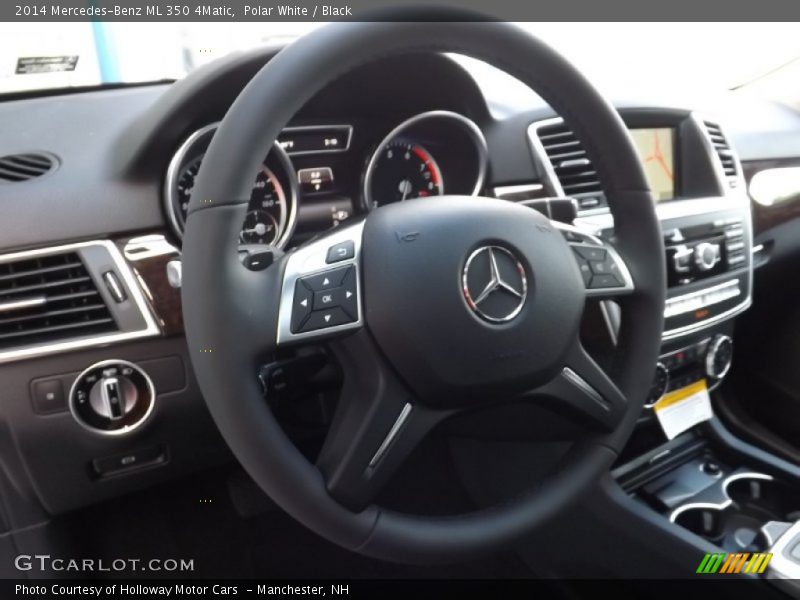 Polar White / Black 2014 Mercedes-Benz ML 350 4Matic
