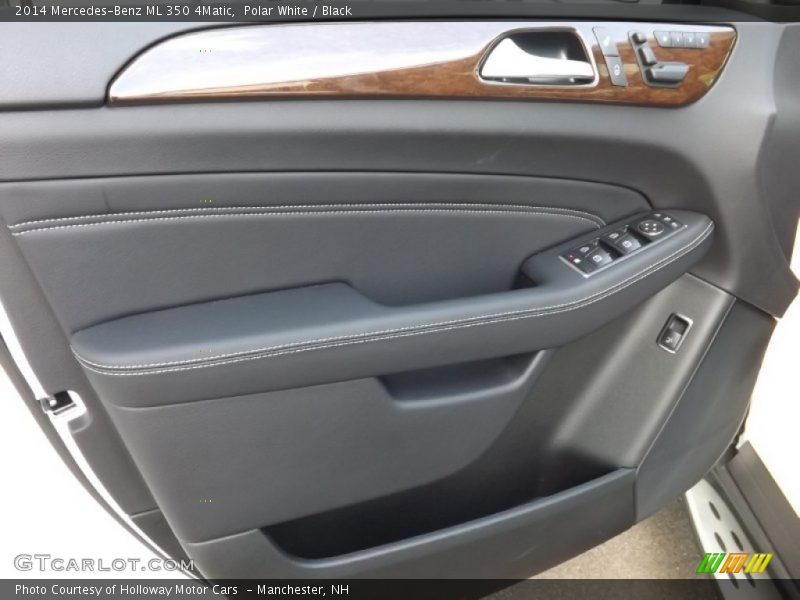 Polar White / Black 2014 Mercedes-Benz ML 350 4Matic