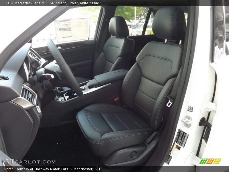 Polar White / Black 2014 Mercedes-Benz ML 350 4Matic